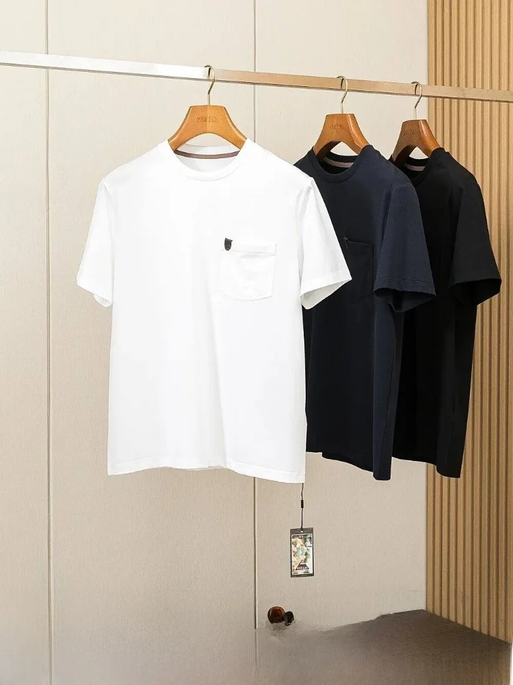 Ultra-Smooth Imported Silk Cotton Men's ort Sve T-irt Luxury Pure Color Summer New Sle Breathable Comfortable Casual...
Ultra-Smooth Imported Silk Cotton Men's ort Sve T-irt Luxury Pure Color Summer New Sle Breathable Comfortable Casual...