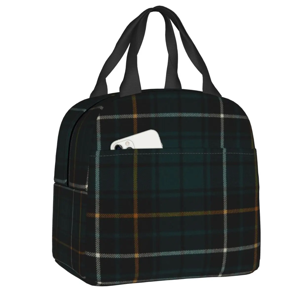 Custom MacAlpine Scottish Tartan Lunch Bag Women Thermal Cooler Insulated Lunch Box for Kids School Children
Custom MacAlpine Scottish Tartan Lunch Bag Women Thermal Cooler Insulated Lunch Box for Kids School Children