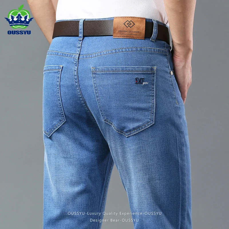 OUSSYU Brand Jeans Man Business Straight Cotton Denim Pants Elastic Streetwear Trousers Man Father's Day Plus Size 40
OUSSYU Brand Jeans Man Business Straight Cotton Denim Pants Elastic Streetwear Trousers Man Father's Day Plus Size 40