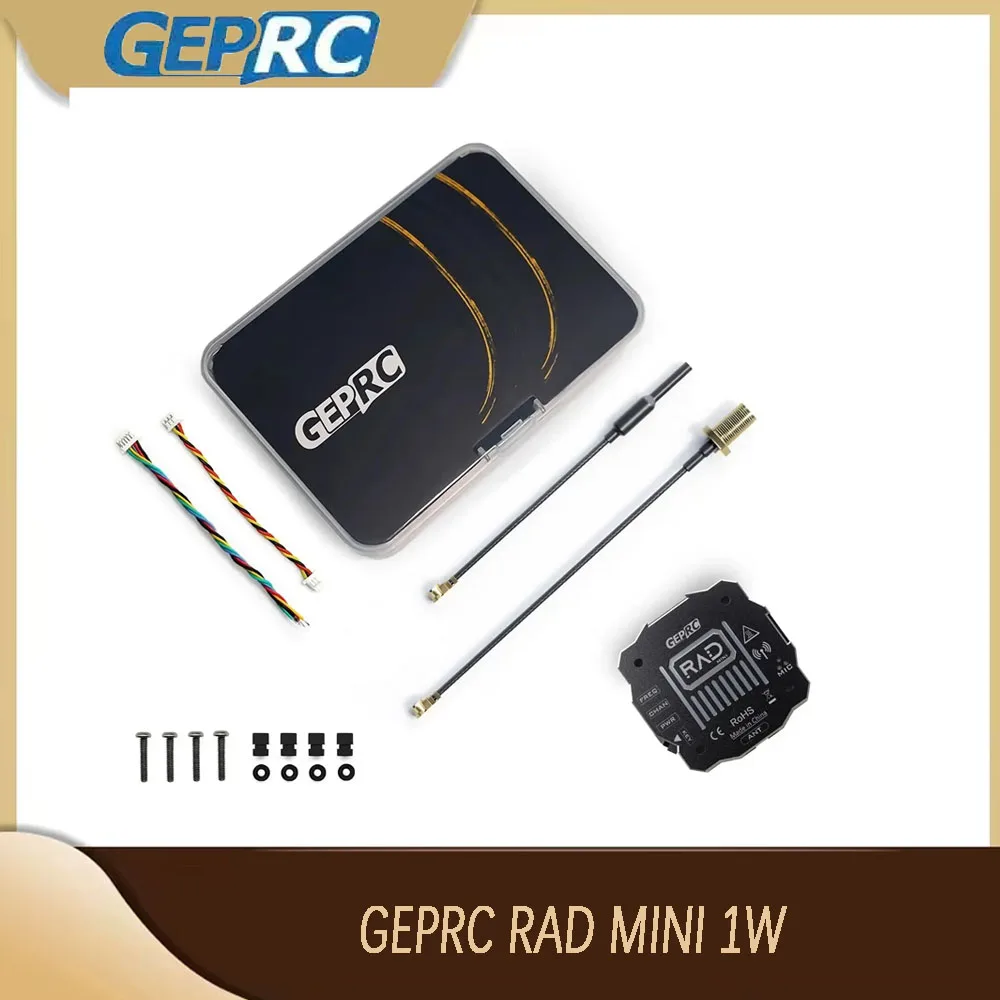 GEPRC RAD MINI 5.8GHz 1W VTX 1000mW 20x20mm FPV Drone Transmitter, 2-6S Long Range Low Noise Video Transmission Upgrade
GEPRC RAD MINI 5.8GHz 1W VTX 1000mW 20x20mm FPV Drone Transmitter, 2-6S Long Range Low Noise Video Transmission Upgrade