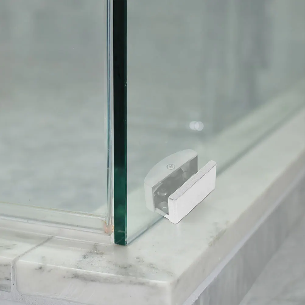 2pcs Bottom Mount Door Guide For Shower Glass Sliding Doors Aluminum Alloy Rubber Anti Swing Sliding Door Track Replacement
2pcs Bottom Mount Door Guide For Shower Glass Sliding Doors Aluminum Alloy Rubber Anti Swing Sliding Door Track Replacement