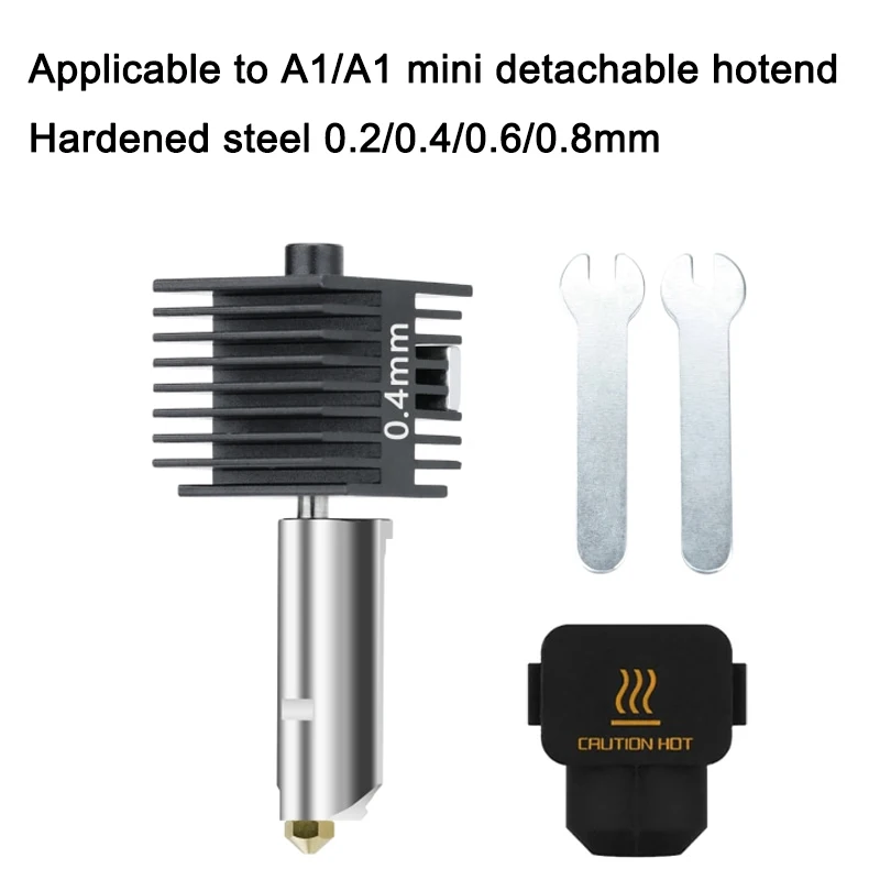 Печатающая головка из закаленной стали, нагревательная насадка Hotend, высокоскоростной компонент для 3D-принтеров TZ TuoZhu A1/A1mini, бамбук
Печатающая головка из закаленной стали, нагревательная насадка Hotend, высокоскоростной компонент для 3D-принтеров TZ TuoZhu A1/A1mini, бамбук