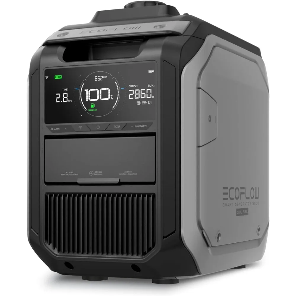 Smart Generator 3000(Dual Fuel), LPG & Gas Powered, Smart Control, Portable Backup for Home Use, Emergency Power
Smart Generator 3000(Dual Fuel), LPG & Gas Powered, Smart Control, Portable Backup for Home Use, Emergency Power