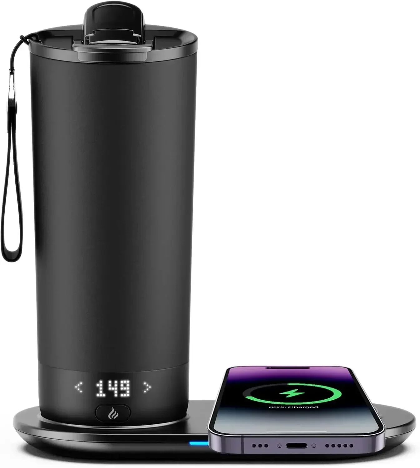 Heated travel intelligent constant temperature coffee cup 20 ounces, wireless charging base coffee service set with coffee cup
Heated travel intelligent constant temperature coffee cup 20 ounces, wireless charging base coffee service set with coffee cup