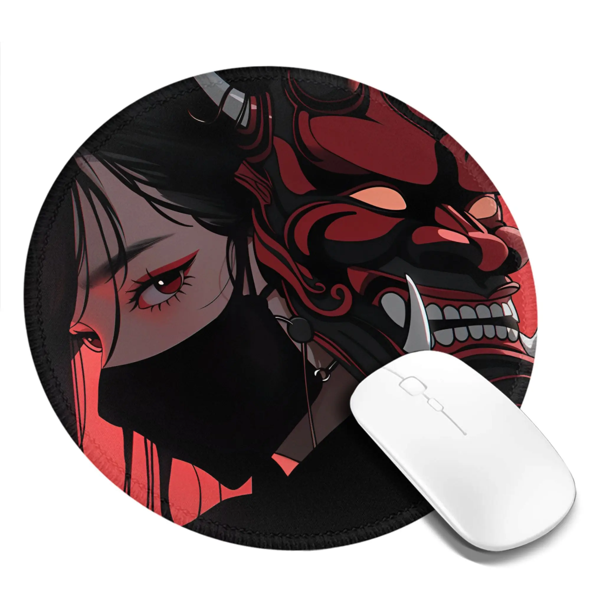 Gamer Mouse Pad Japanese Oni Mask Girl Soft Mousepad Desk Accessories Anime Simple Custom Mouse Mats For PC Laptop Computer
Gamer Mouse Pad Japanese Oni Mask Girl Soft Mousepad Desk Accessories Anime Simple Custom Mouse Mats For PC Laptop Computer