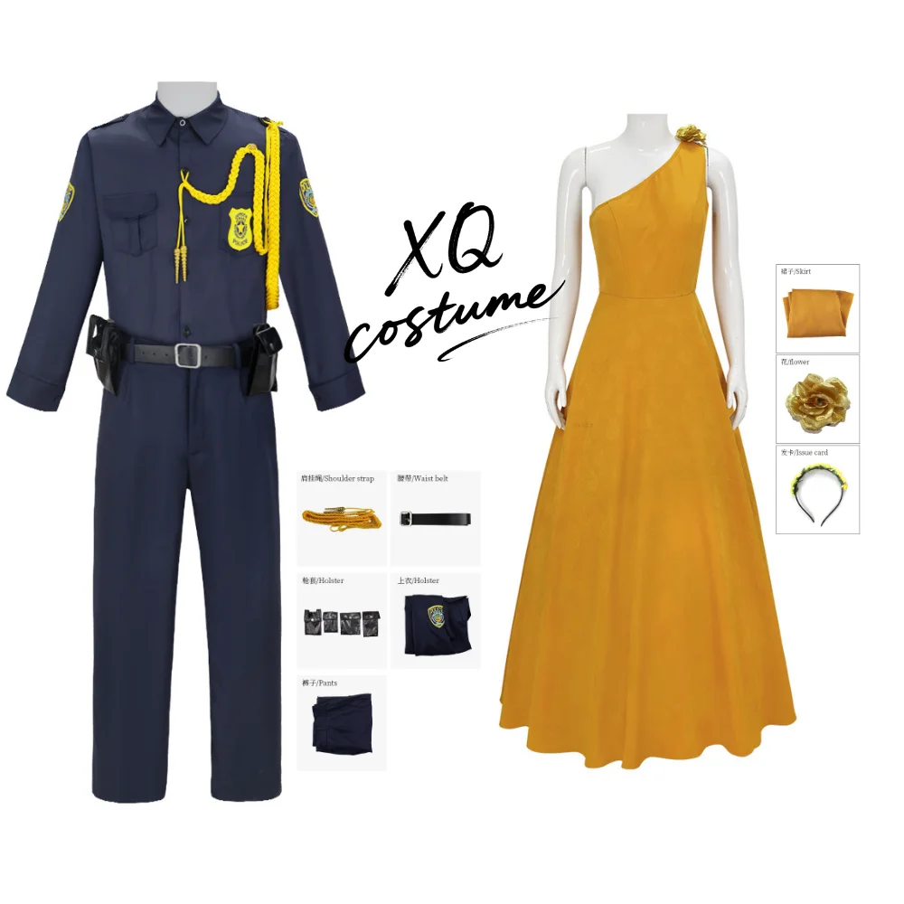 Adults Nick Wilde and Judy Bunny Cosplay Halloween Costume Cartoon Movie Role Play Dress Up for Men Women Party Carnivl Wear
Adults Nick Wilde and Judy Bunny Cosplay Halloween Costume Cartoon Movie Role Play Dress Up for Men Women Party Carnivl Wear