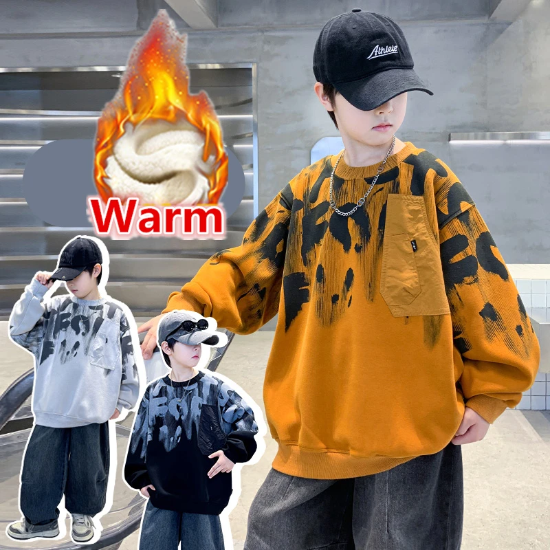 Winter Boy Thermal Sweatshirt with Drawings Child Cotton Casual Warm Tops Hoodie Coat For Teen Kids 5 6 7 8 9 10 11 12 13 14 Y
Winter Boy Thermal Sweatshirt with Drawings Child Cotton Casual Warm Tops Hoodie Coat For Teen Kids 5 6 7 8 9 10 11 12 13 14 Y