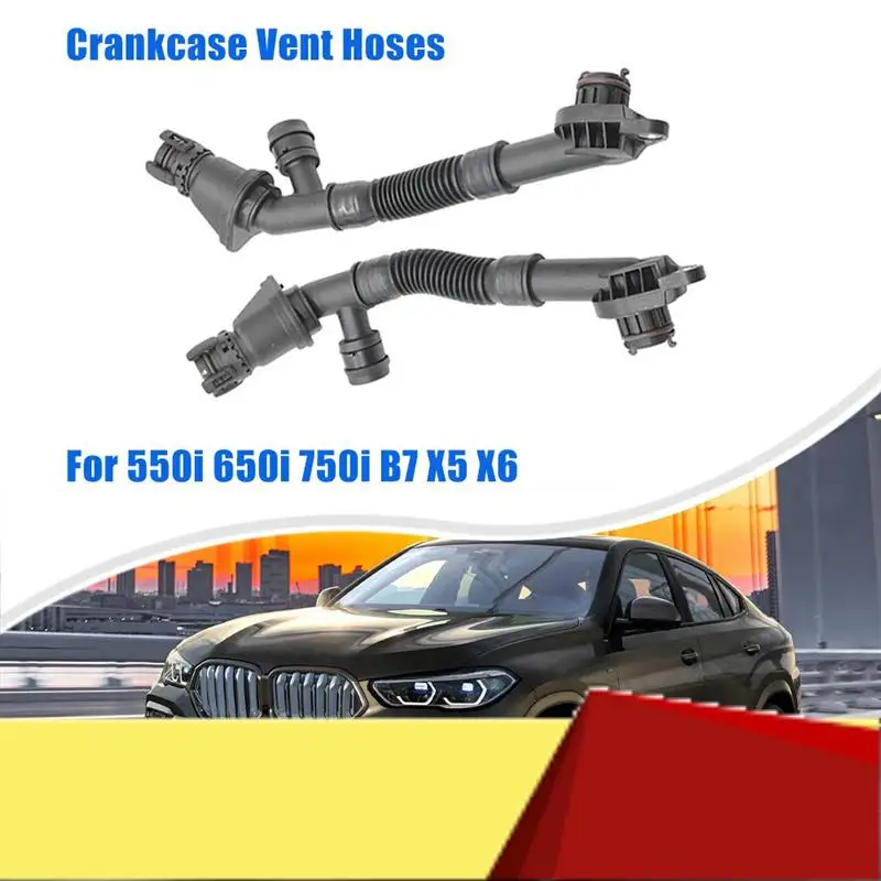 Car Crankcase Vent Hoses Component Left&Right For BMW 550I 650I 750I B7 X5 X6 11157646087 11157646086-M53K
Car Crankcase Vent Hoses Component Left&Right For BMW 550I 650I 750I B7 X5 X6 11157646087 11157646086-M53K