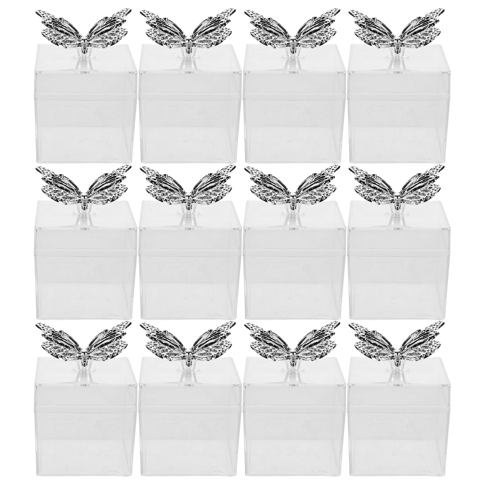 12 Pcs European Wedding Candy Box Boxes Shower Favor Holders Butterfly Plastic Party Favors for Containers Gift
12 Pcs European Wedding Candy Box Boxes Shower Favor Holders Butterfly Plastic Party Favors for Containers Gift