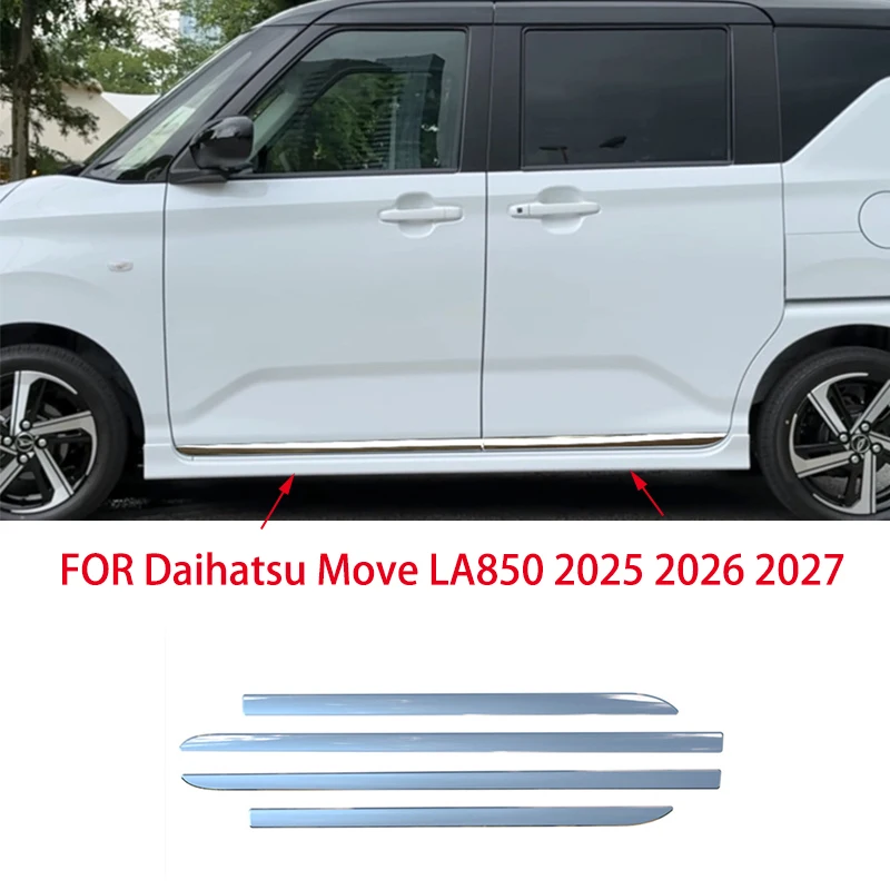 Car accessories FIT FOR Daihatsu Move LA850 2025 2026 2027 Stainless steel chrome Body Kit Side Door Car Body Molding Cover Trim
Car accessories FIT FOR Daihatsu Move LA850 2025 2026 2027 Stainless steel chrome Body Kit Side Door Car Body Molding Cover Trim