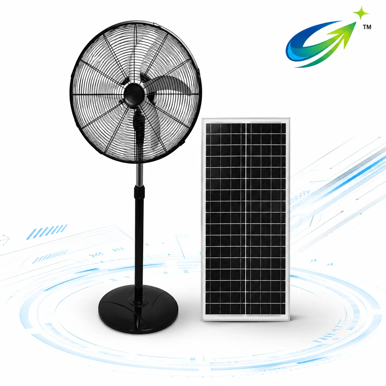 18 Inch Solar Powered 3-Speed Fan With 36000mAh Battery Backup For Home Camping Outdoor RV Travel Power Outage Emergency Cooling
18 Inch Solar Powered 3-Speed Fan With 36000mAh Battery Backup For Home Camping Outdoor RV Travel Power Outage Emergency Cooling