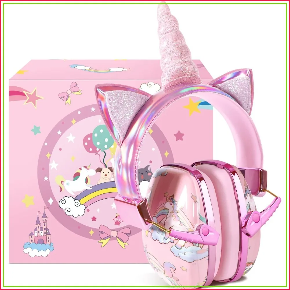 Noise Cancelling Sound Proof Headphones for Toddlers, Teens, Girls - Hearing Protection Earmuffs for Concerts, Autism, Unicorn Gift
Noise Cancelling Sound Proof Headphones for Toddlers, Teens, Girls - Hearing Protection Earmuffs for Concerts, Autism, Unicorn Gift