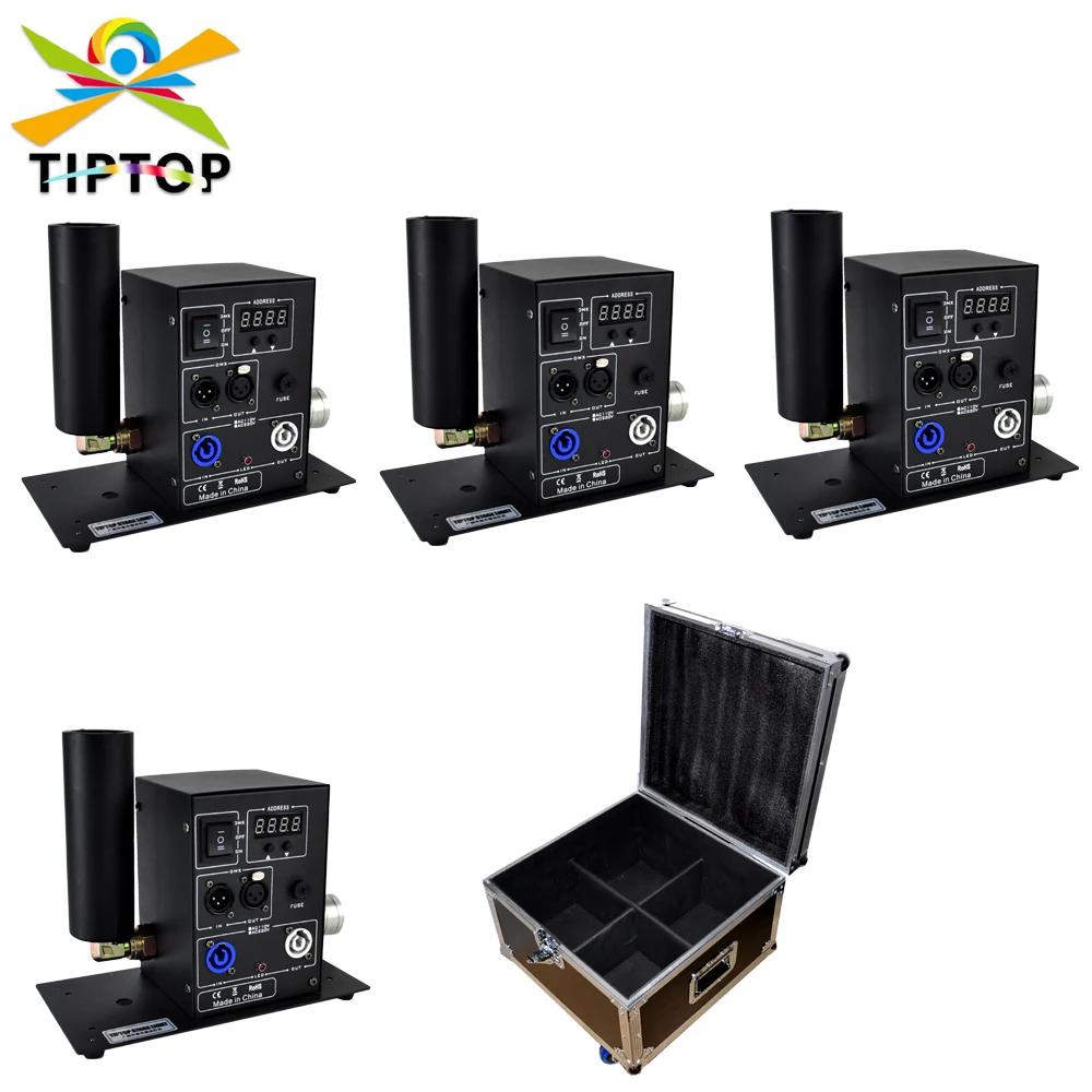 4IN1 Flightcase Pack Single Tube Co2 Jet Machine Handheld Stage Effect for Nightclub Wedding Party Dj Halloween Stage Concert
4IN1 Flightcase Pack Single Tube Co2 Jet Machine Handheld Stage Effect for Nightclub Wedding Party Dj Halloween Stage Concert