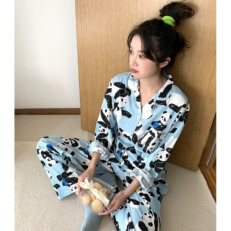 2026 New Women's Home Clothes V-Neck Sleepwear Loose Long Sleeve Long Pants Street Style Polyester Fiber Cute Fashion Festive
2026 New Women's Home Clothes V-Neck Sleepwear Loose Long Sleeve Long Pants Street Style Polyester Fiber Cute Fashion Festive