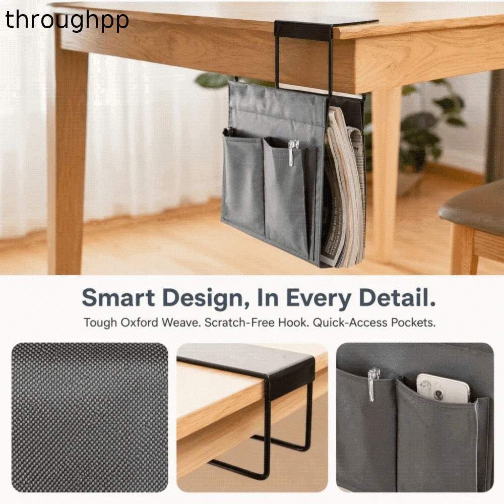 Oxford Fabric Under Desk Storage Bag Water-Repellent Space Saver Desk Side Pocket Durable Portable Magazine Organizer
Oxford Fabric Under Desk Storage Bag Water-Repellent Space Saver Desk Side Pocket Durable Portable Magazine Organizer