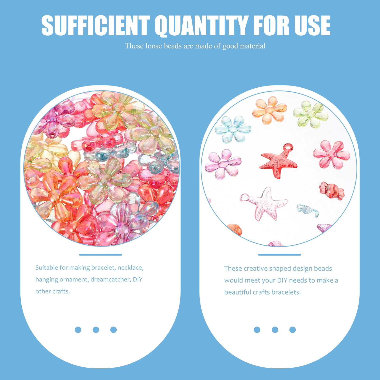Acrylic Bead Set Box Floral Glitter Sea Star Craft Diy Bracelet Necklace Colorful Clear Creative Shiny Durable Smooth
Acrylic Bead Set Box Floral Glitter Sea Star Craft Diy Bracelet Necklace Colorful Clear Creative Shiny Durable Smooth