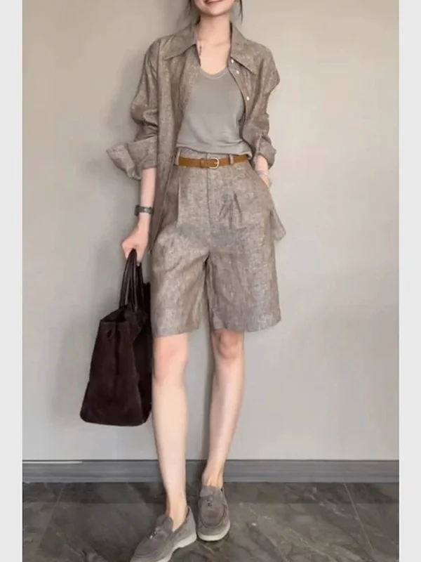 Premium Feel Cotton Linen Shirt Set Summer Casual Loose Old Money Style Artificial Linen Shirt Drapey Feel Two Piece Set
Premium Feel Cotton Linen Shirt Set Summer Casual Loose Old Money Style Artificial Linen Shirt Drapey Feel Two Piece Set