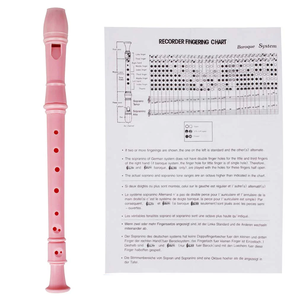 ABS Descant Recorder Flute Beginner Children Music Playing Wind Instruments (Pink) Children Flute recorder instrument
ABS Descant Recorder Flute Beginner Children Music Playing Wind Instruments (Pink) Children Flute recorder instrument