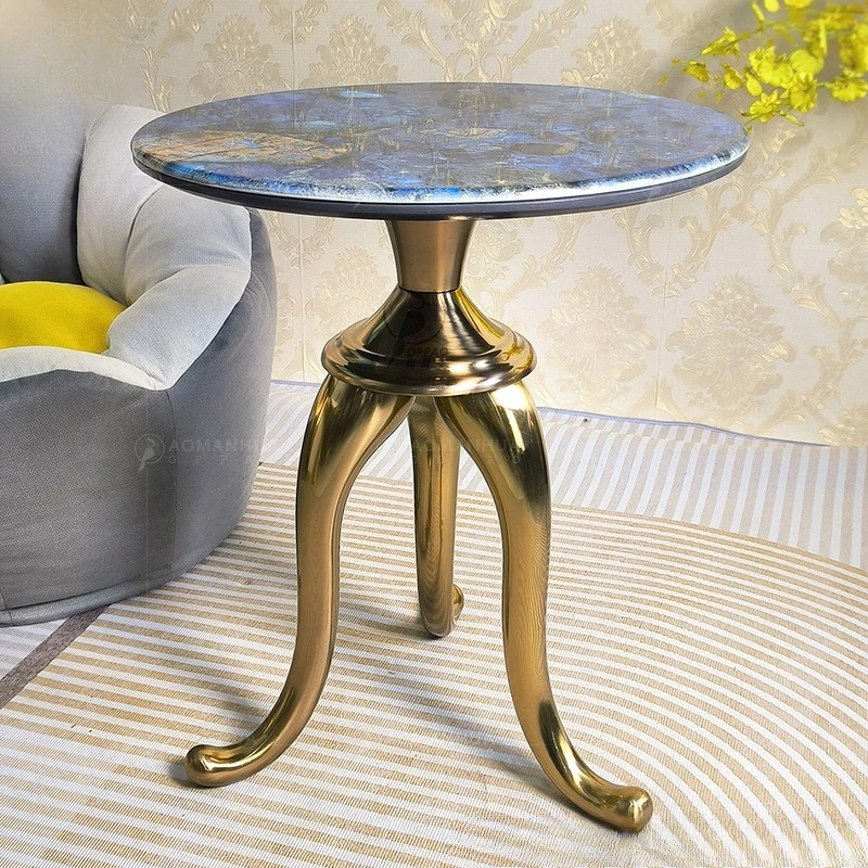 Light Luxury Stainless Steel Round Coffee Table Microcrystalline Stone Sofa Edge Table Modern Simple Bedside Table Mobile
Light Luxury Stainless Steel Round Coffee Table Microcrystalline Stone Sofa Edge Table Modern Simple Bedside Table Mobile
