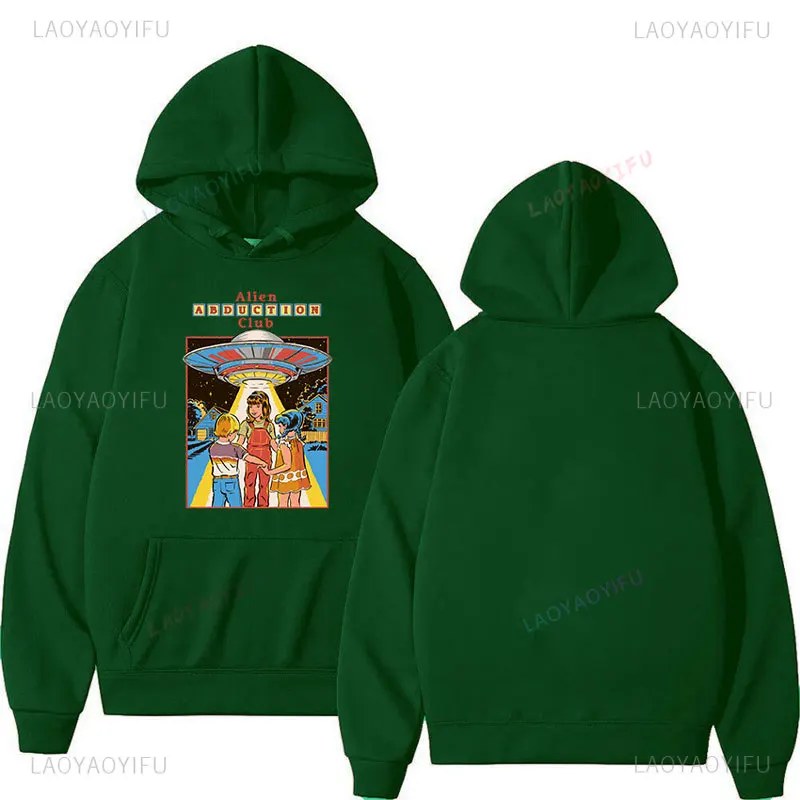 Alien Abduction Club Theme Graphic Trend Men's Women's Comfortable Long Sleeve Hoodie Fashion Autumn Hooded Streetwear Pullovers
Alien Abduction Club Theme Graphic Trend Men's Women's Comfortable Long Sleeve Hoodie Fashion Autumn Hooded Streetwear Pullovers