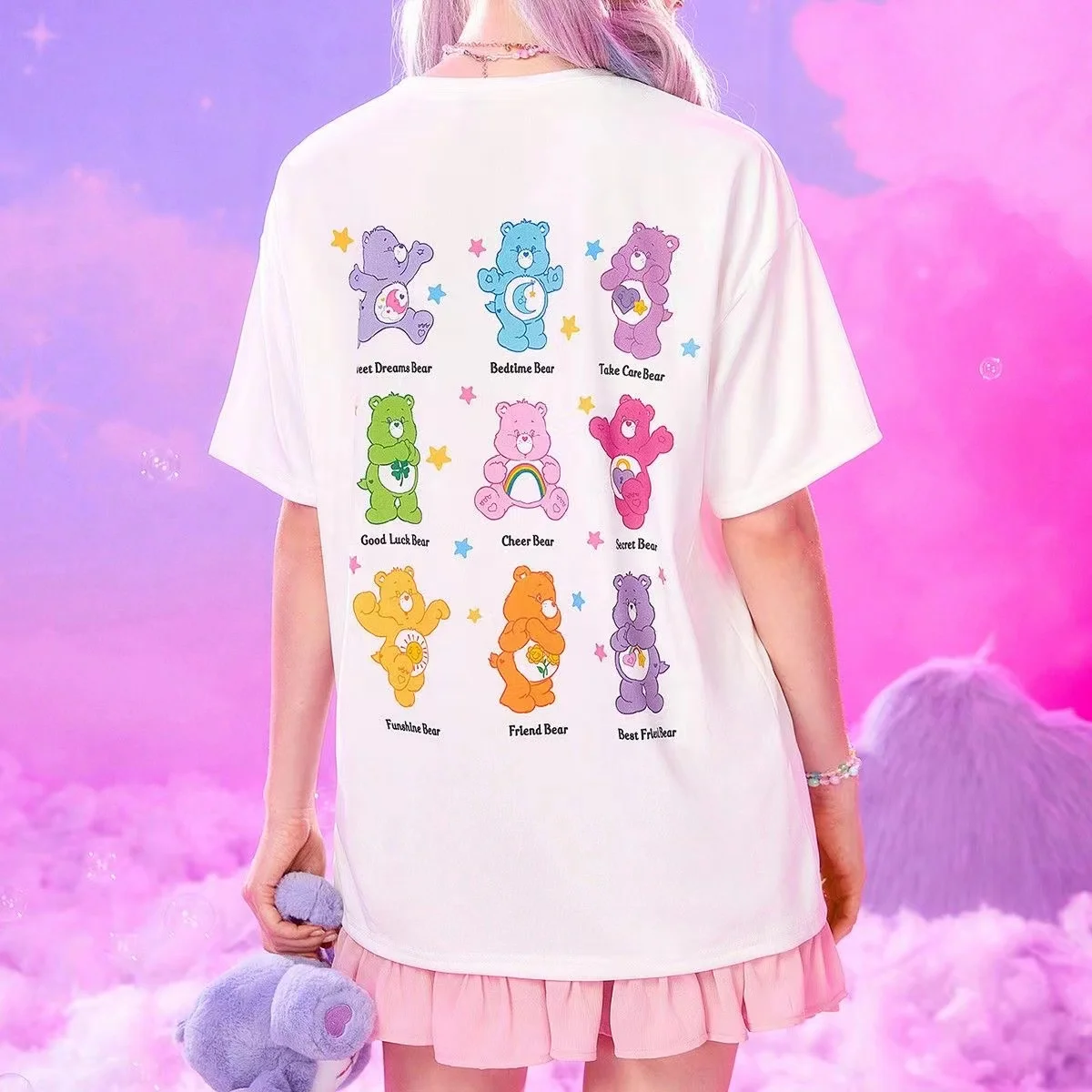 2024 New Cartoon Care Bears T Shirt Kawaii Carebears Printed Summer Tee Shirt Girls Women Casual Oversized White T-shirts Tops
2024 New Cartoon Care Bears T Shirt Kawaii Carebears Printed Summer Tee Shirt Girls Women Casual Oversized White T-shirts Tops