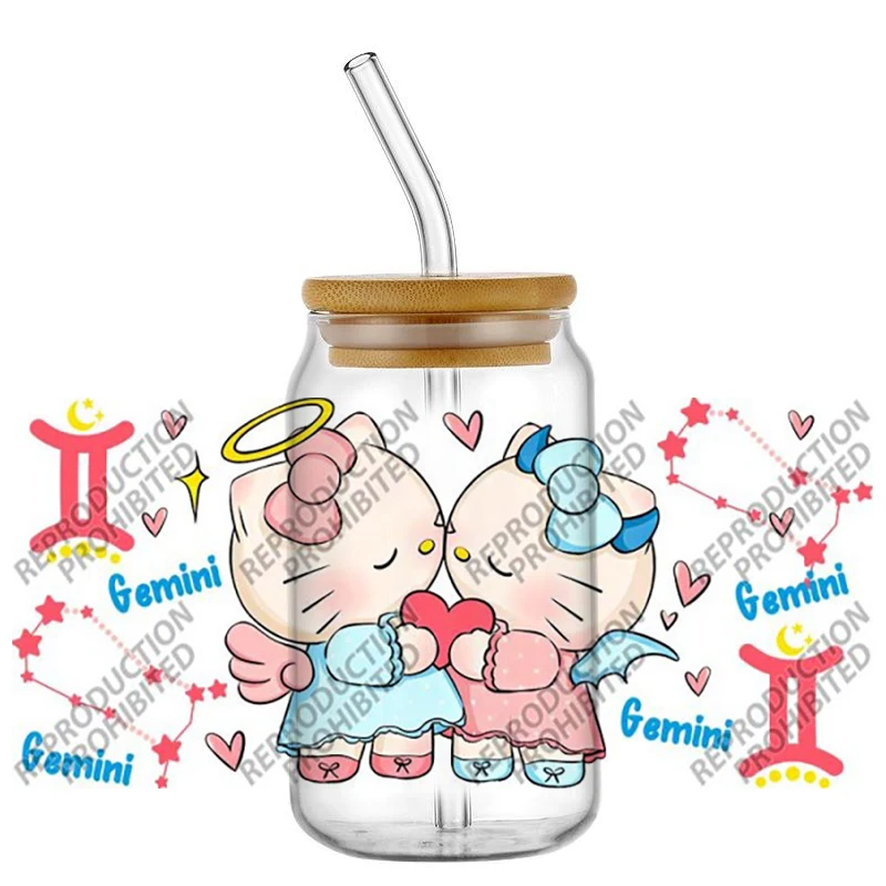 Новый дизайн: 3D-наклейка Hello Kitty Constellation Series UV DTF для стаканов Libbey 16 унций, моющаяся, для самостоятельного нанесения на кружки
Новый дизайн: 3D-наклейка Hello Kitty Constellation Series UV DTF для стаканов Libbey 16 унций, моющаяся, для самостоятельного нанесения на кружки
