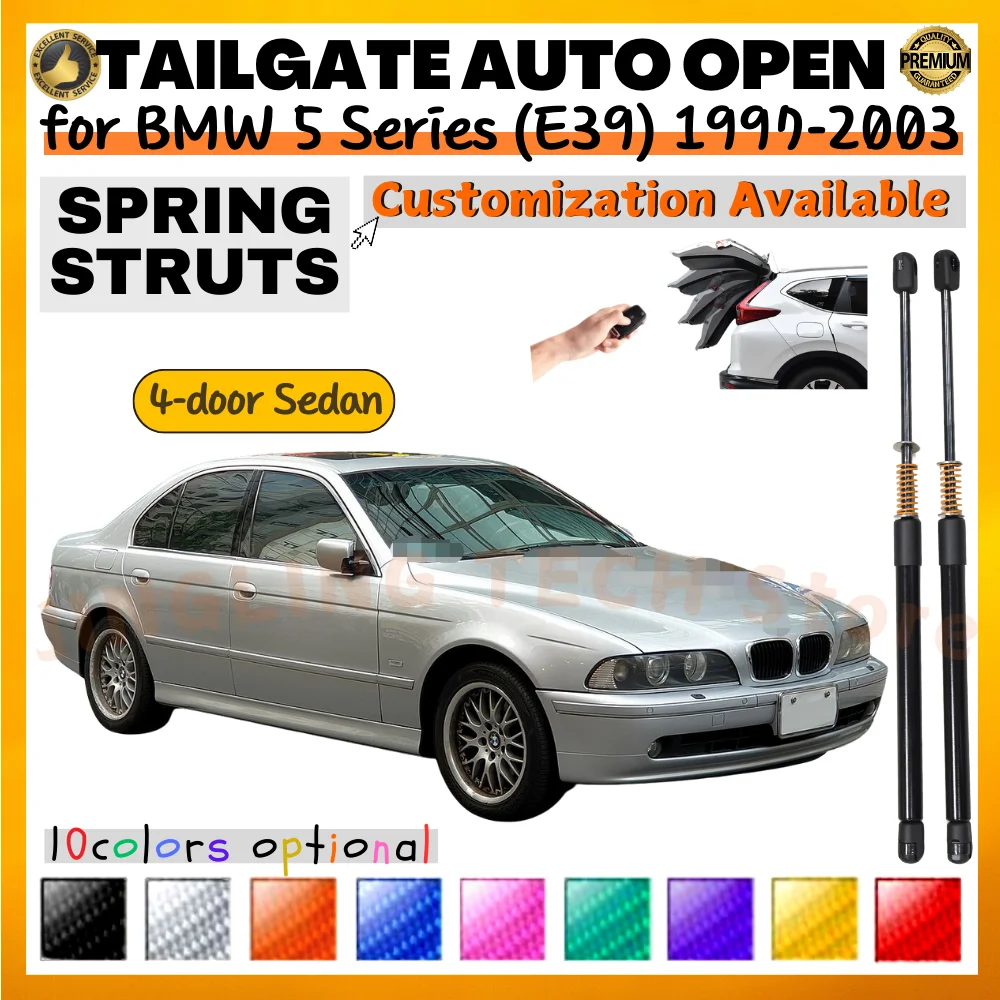 Qty(2) Trunk Struts with Spring for BMW 5 Series (E39) Sedan 1997-2003 Rear Tailgate Boot Lift Supports Shock Absorbers Dampers
Qty(2) Trunk Struts with Spring for BMW 5 Series (E39) Sedan 1997-2003 Rear Tailgate Boot Lift Supports Shock Absorbers Dampers