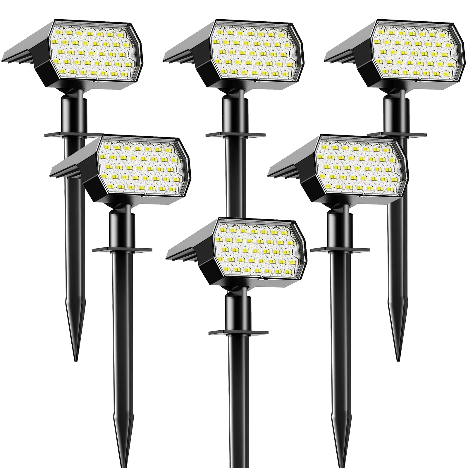 74 LED Solar Spot Lights Outdoor, 3 Colors IP65 Waterproof, 2-in-1 Landscape Lighting for Yard/Garden/Pathway
74 LED Solar Spot Lights Outdoor, 3 Colors IP65 Waterproof, 2-in-1 Landscape Lighting for Yard/Garden/Pathway