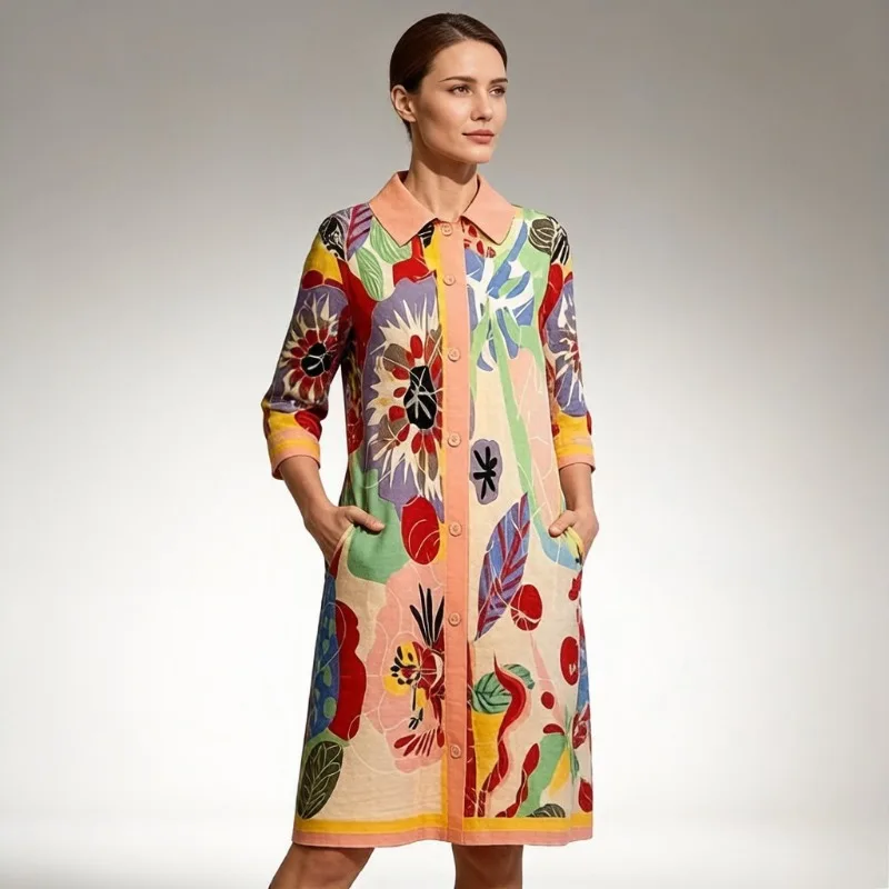 Miyake Original Printed Pleated Dresses Plisse 2026 Summer Beach Dress High-end Elegant Pleats Spring Fold Dress Wrinkle-free
Miyake Original Printed Pleated Dresses Plisse 2026 Summer Beach Dress High-end Elegant Pleats Spring Fold Dress Wrinkle-free