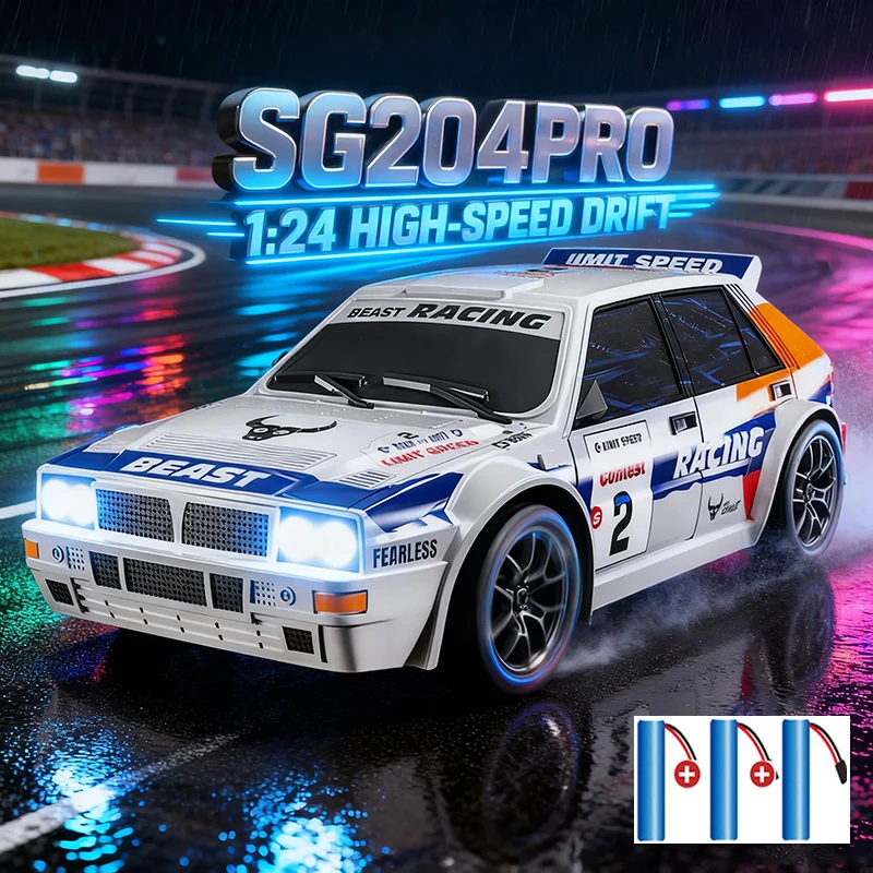 SG204 PRO RC Car 1:24 2.4G 4WD 20KM/H High Speed Drift Racing Remote Control Desert Truck Off Road Electric Car Toy For Kids
SG204 PRO RC Car 1:24 2.4G 4WD 20KM/H High Speed Drift Racing Remote Control Desert Truck Off Road Electric Car Toy For Kids