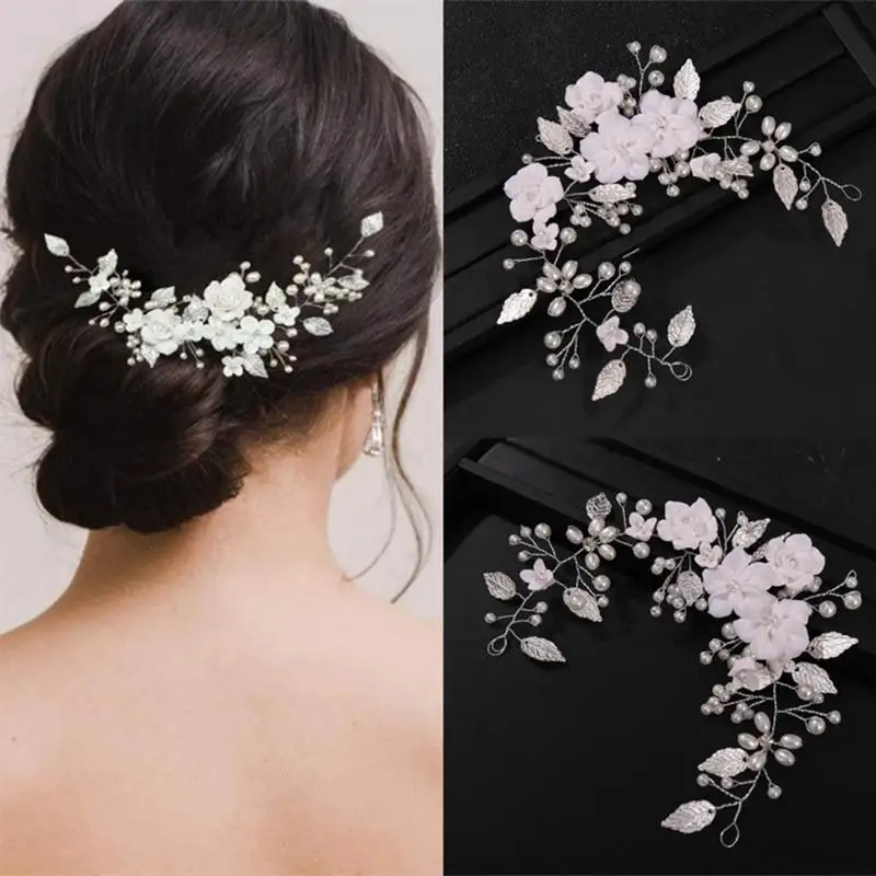 Wedding Crystal Flower Leaf Pearl Headband Hairband Tiaras For Women Bride Party Bridal Wedding Hair Accessories Jewelry Gift
Wedding Crystal Flower Leaf Pearl Headband Hairband Tiaras For Women Bride Party Bridal Wedding Hair Accessories Jewelry Gift