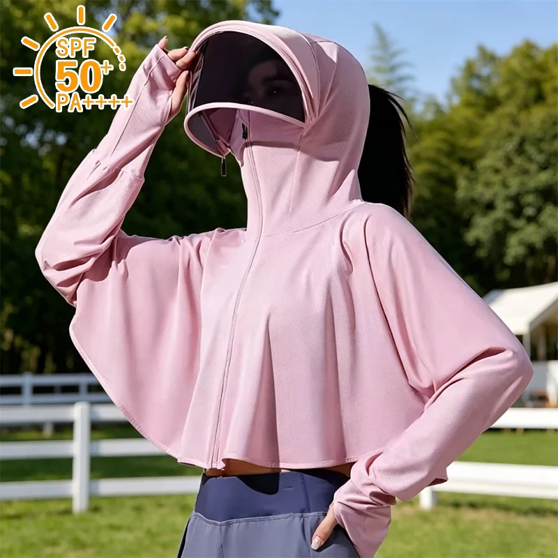 Women's Summer Ice Silk Cycling Sun Gear Breathable Lightweight Full Face Cover with Flap UV Blocking for Outdoor Activitie
Women's Summer Ice Silk Cycling Sun Gear Breathable Lightweight Full Face Cover with Flap UV Blocking for Outdoor Activitie