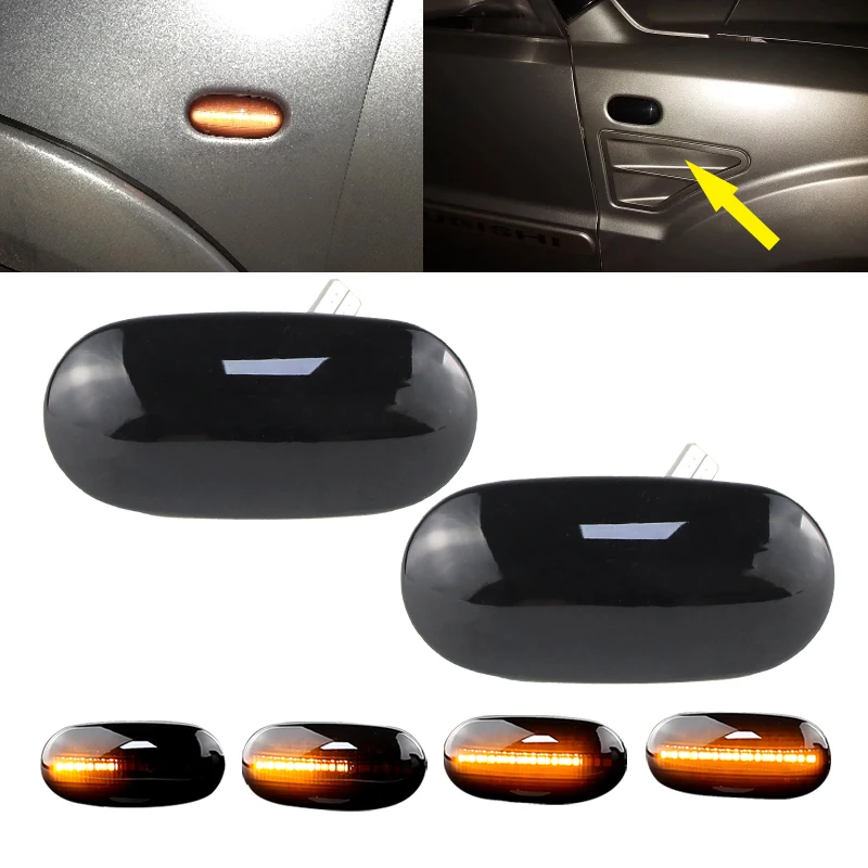 2X Dynamic For Mitsubishi Triton L200 2005-2015 Pajero Montero Sport Nativa 08-16 LED Side Marker Blinker Light Turn Signal Lamp
2X Dynamic For Mitsubishi Triton L200 2005-2015 Pajero Montero Sport Nativa 08-16 LED Side Marker Blinker Light Turn Signal Lamp