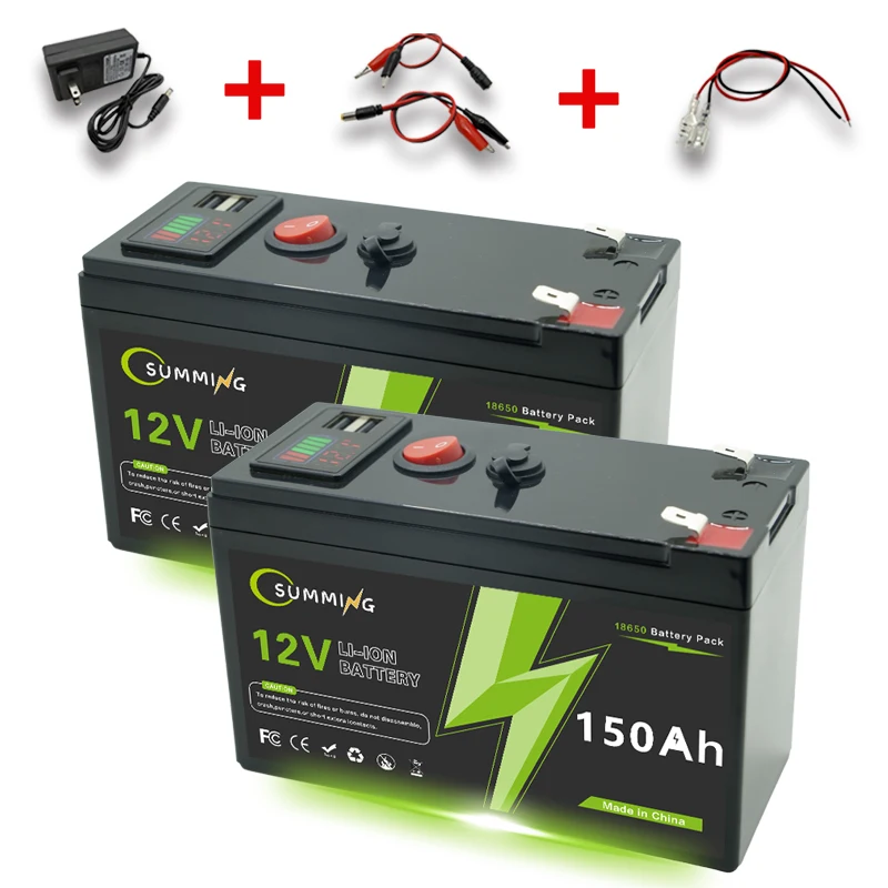 Durable 12V 150Ah DeepCycle LiFePO4 Battery Lron Phosphate Battery,Optimized for Solar Battery Renewable Energy Systems and RV
Durable 12V 150Ah DeepCycle LiFePO4 Battery Lron Phosphate Battery,Optimized for Solar Battery Renewable Energy Systems and RV