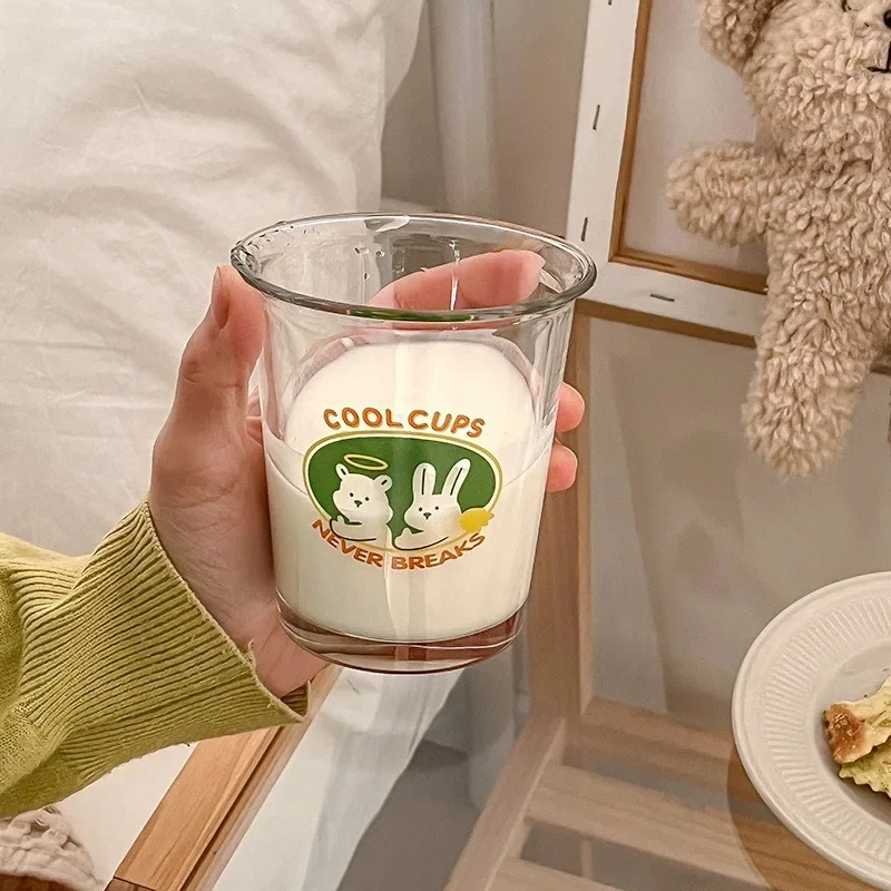 Transparent Glass Cup Juice Cups Cute Tea Milk 300ml Coffee Mug Drinkware Dining for Breakfast Cup Cold Extract Drinkware Cups
Transparent Glass Cup Juice Cups Cute Tea Milk 300ml Coffee Mug Drinkware Dining for Breakfast Cup Cold Extract Drinkware Cups