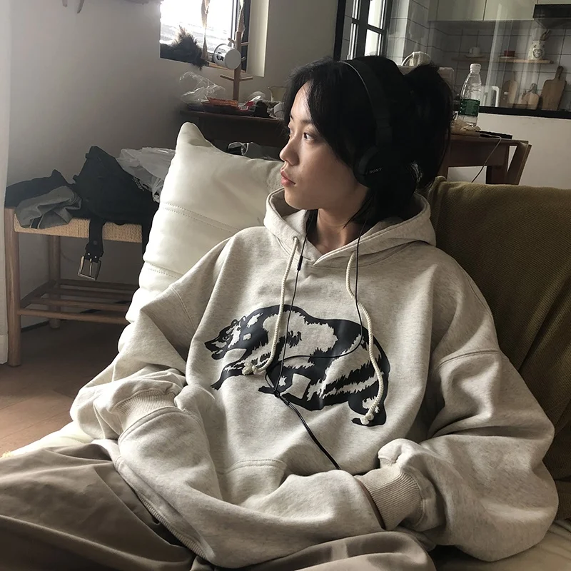 Ladies Oversize Hoodie Long Sleeve Spring Autumn Casual Style Comfortable Loose Fit Cotton Polyester Blend Korean Commute Fas...
Ladies Oversize Hoodie Long Sleeve Spring Autumn Casual Style Comfortable Loose Fit Cotton Polyester Blend Korean Commute Fas...