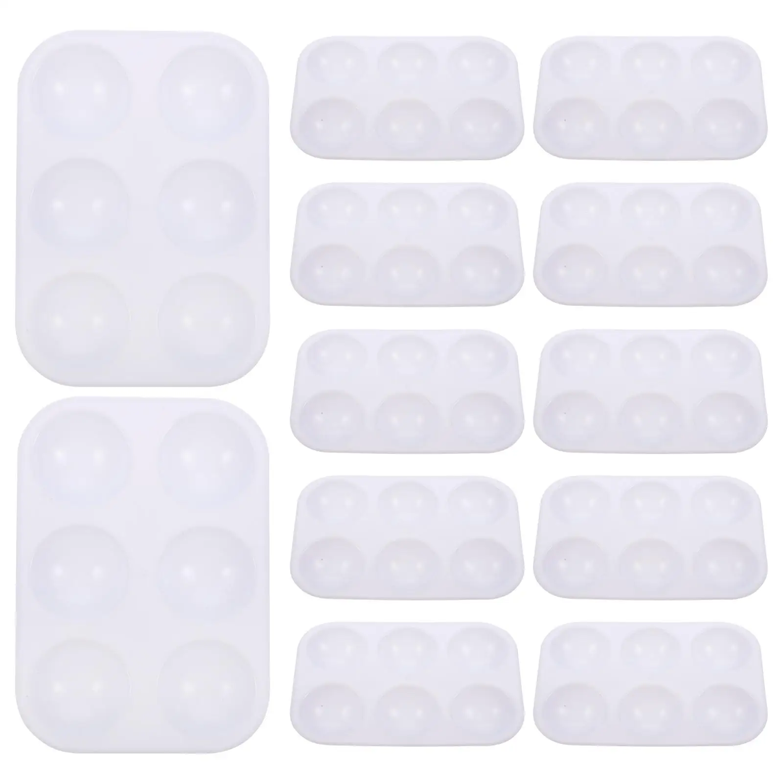 12 Pcs Watercolor Palette Mixing Tray Painting Supplies Plastic Child Craft Practical Color Mixer Space Saving
12 Pcs Watercolor Palette Mixing Tray Painting Supplies Plastic Child Craft Practical Color Mixer Space Saving