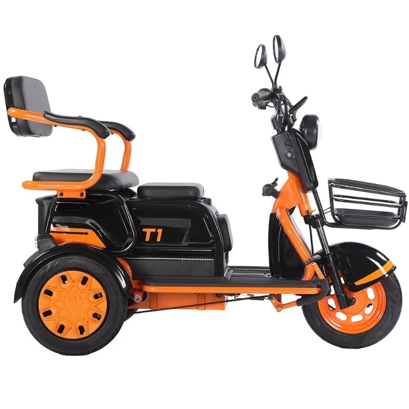 T1 Electric Tricycle 500W 48V 50KM Range Motorized Scooter Motorcycle Scooter 3 Wheels
T1 Electric Tricycle 500W 48V 50KM Range Motorized Scooter Motorcycle Scooter 3 Wheels