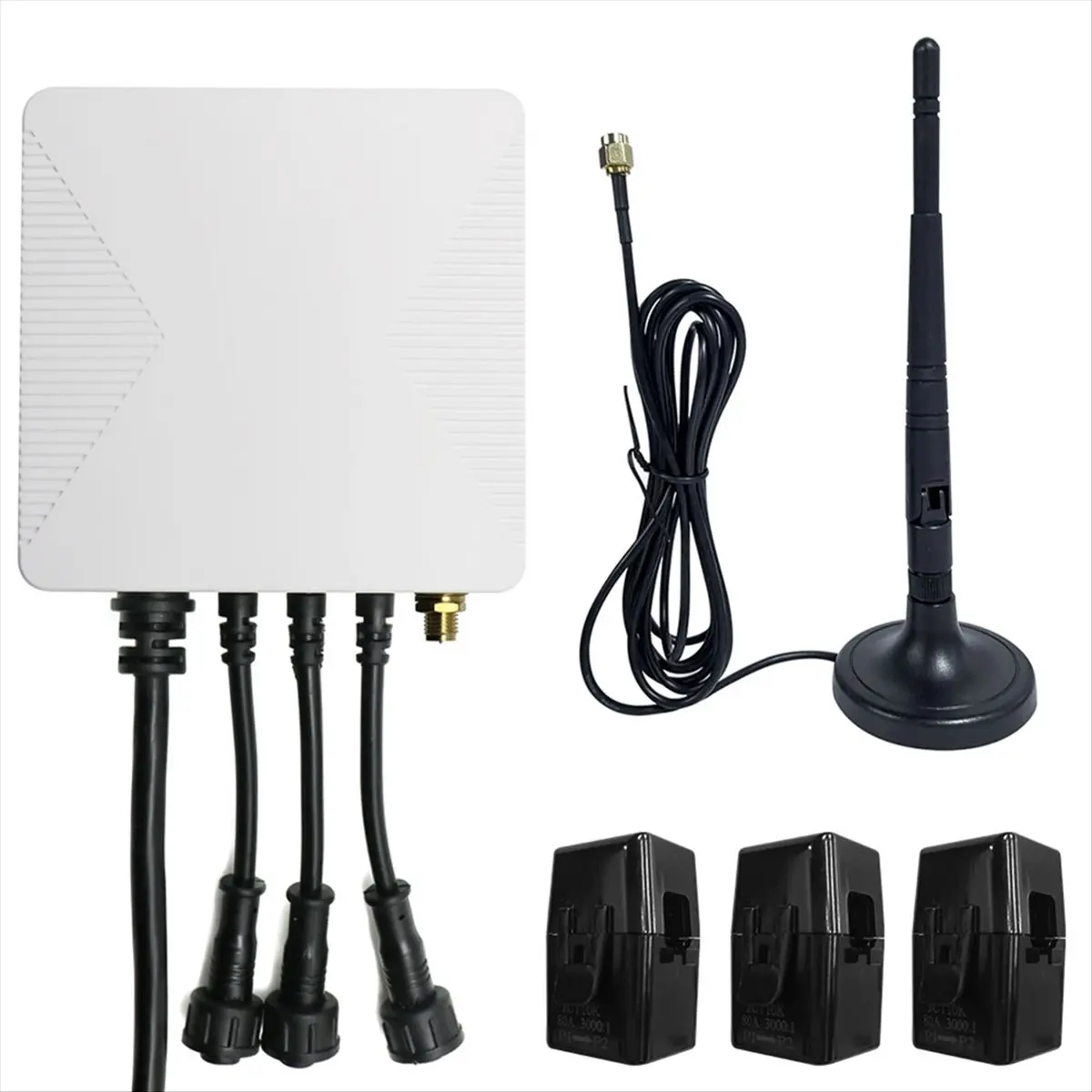 Exquisite- Tuya Smart Life 3 Phase WiFi Energy KWH Meter 120A Power Clamp Current Transformer App Monitor and Record Consumption