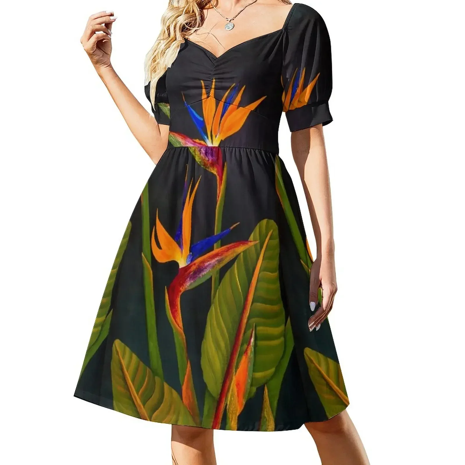 Birds Short-Sleeved Dress women's fashion dresses Elegant gown dresses for womens chic and elegant evening dress Dress
Birds Short-Sleeved Dress women's fashion dresses Elegant gown dresses for womens chic and elegant evening dress Dress