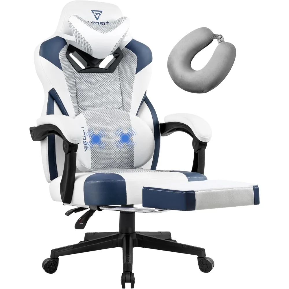 Gaming Chair PRO, Ergonomic Gaming Chairs for Adults Heavy People, Massage Office Desk Computer Chair
Gaming Chair PRO, Ergonomic Gaming Chairs for Adults Heavy People, Massage Office Desk Computer Chair
