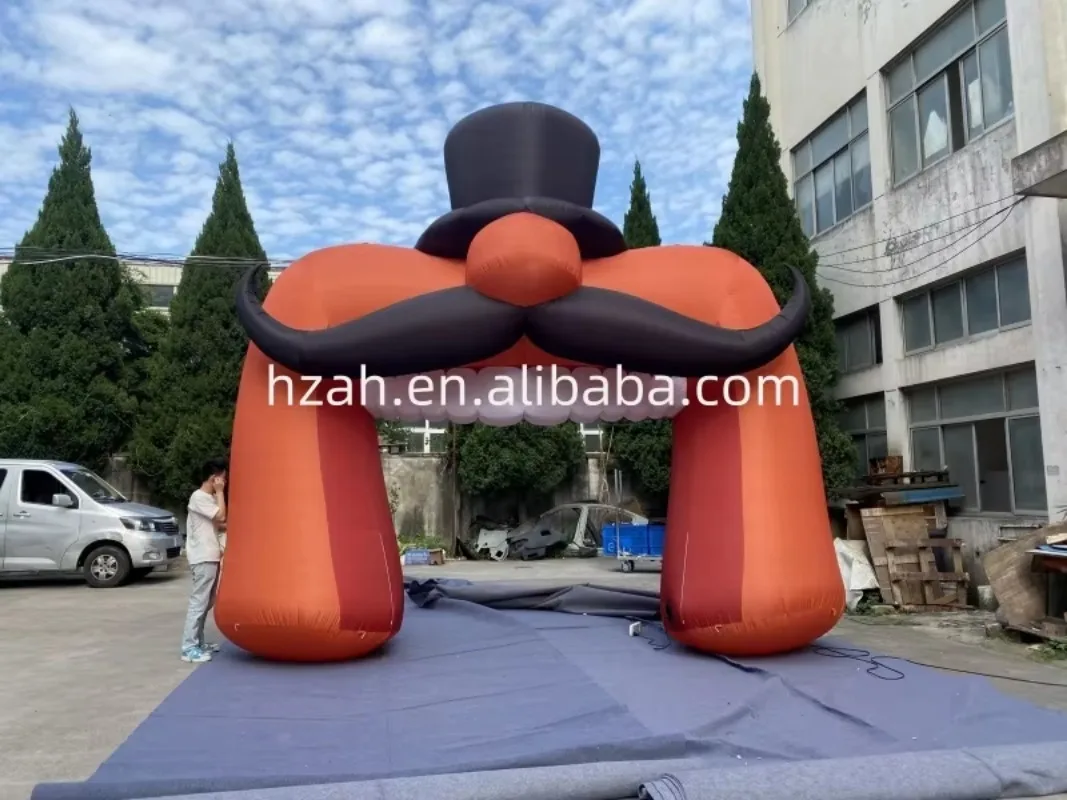 Inflatable Head Arch with Beard ized Advertising Inflatable Entrance for Outdoor Commercial Event
Inflatable Head Arch with Beard ized Advertising Inflatable Entrance for Outdoor Commercial Event