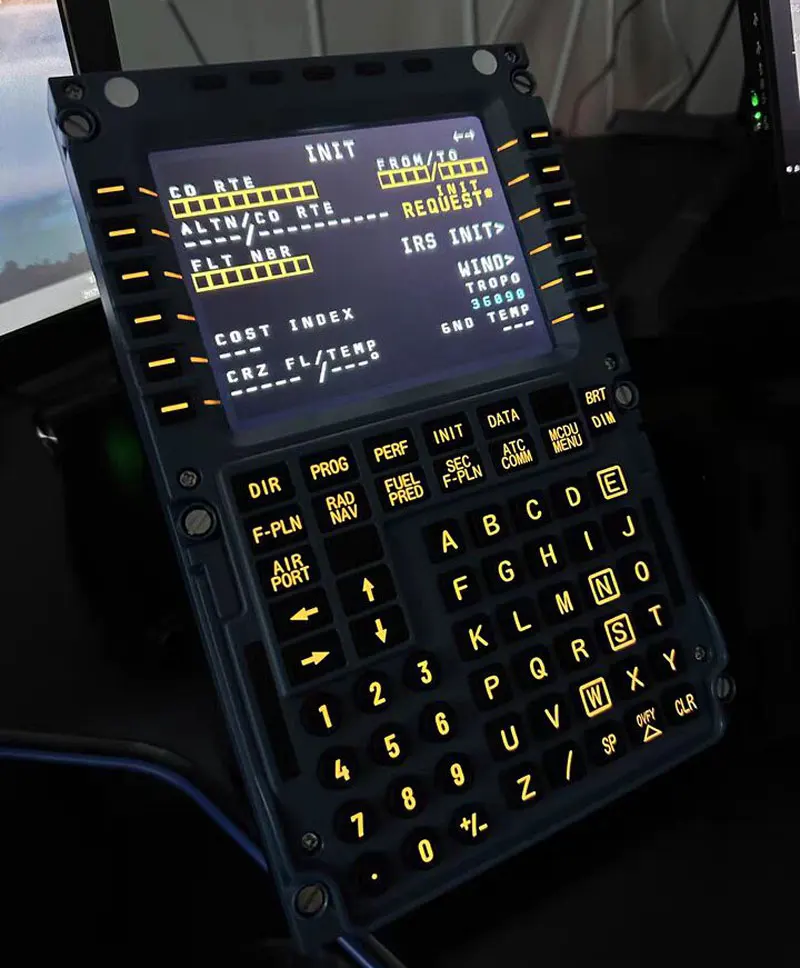 Flight Simulator PFP 3N Flight Control Display Civil Aviation Control Panel Dual-mode Display Drive for X-Plane MSFS
Flight Simulator PFP 3N Flight Control Display Civil Aviation Control Panel Dual-mode Display Drive for X-Plane MSFS