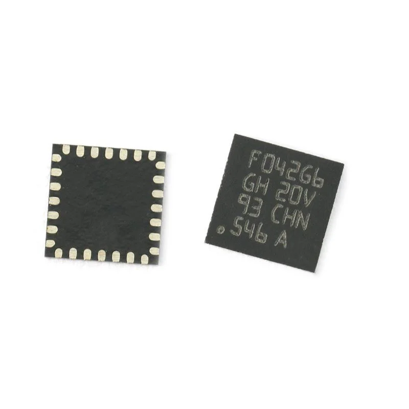 Original STM32F042G6U6 UFQFPN-28 ST chips stmicroelectronics IC chip MCU microcontroller, single chip G6U6 042G6U6 QFPN28
Original STM32F042G6U6 UFQFPN-28 ST chips stmicroelectronics IC chip MCU microcontroller, single chip G6U6 042G6U6 QFPN28