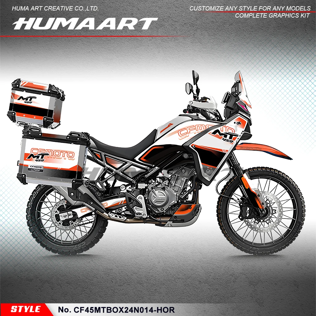 HUMAART Custom Graphics Decal Kit Stickers Set for CFMOTO 450MT MT450 MT 450 CF MOTO, Rebuilding, CF45MTBOX24N014-HOR
HUMAART Custom Graphics Decal Kit Stickers Set for CFMOTO 450MT MT450 MT 450 CF MOTO, Rebuilding, CF45MTBOX24N014-HOR