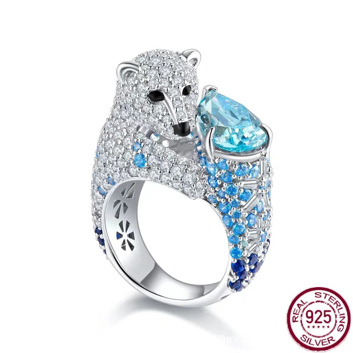 New popular s925 silver full diamond 8-carat water droplet high-end jewelry polar bear luxury fashion wedding jewelry
New popular s925 silver full diamond 8-carat water droplet high-end jewelry polar bear luxury fashion wedding jewelry