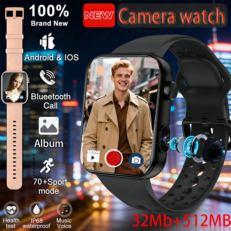 Новые умные часы для женщин и мужчин с камерой, функцией фотосъемки, записью видео, измерением частоты сердечных сокращений, для занятий спортом и фитнесом, водонепроницаемые, с Bluetooth, для Android и iOS.
Новые умные часы для женщин и мужчин с камерой, функцией фотосъемки, записью видео, измерением частоты сердечных сокращений, для занятий спортом и фитнесом, водонепроницаемые, с Bluetooth, для Android и iOS.
