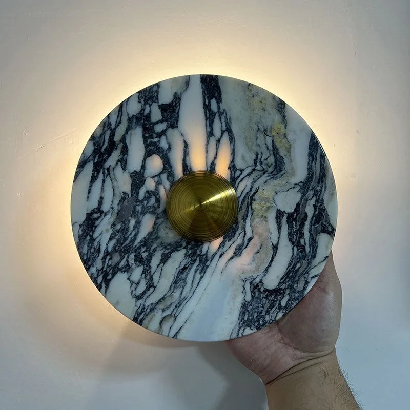 100% Natural Marble Calacatta Violet Wall Lamp, Mid-Century Retro French Light for Foyer, Hallway
100% Natural Marble Calacatta Violet Wall Lamp, Mid-Century Retro French Light for Foyer, Hallway