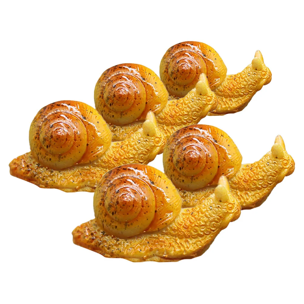 5 Pcs Lawn Decor Simulation Little Snail Decorations Snails Crafts Small Garden Trinket Toys Child
5 Pcs Lawn Decor Simulation Little Snail Decorations Snails Crafts Small Garden Trinket Toys Child