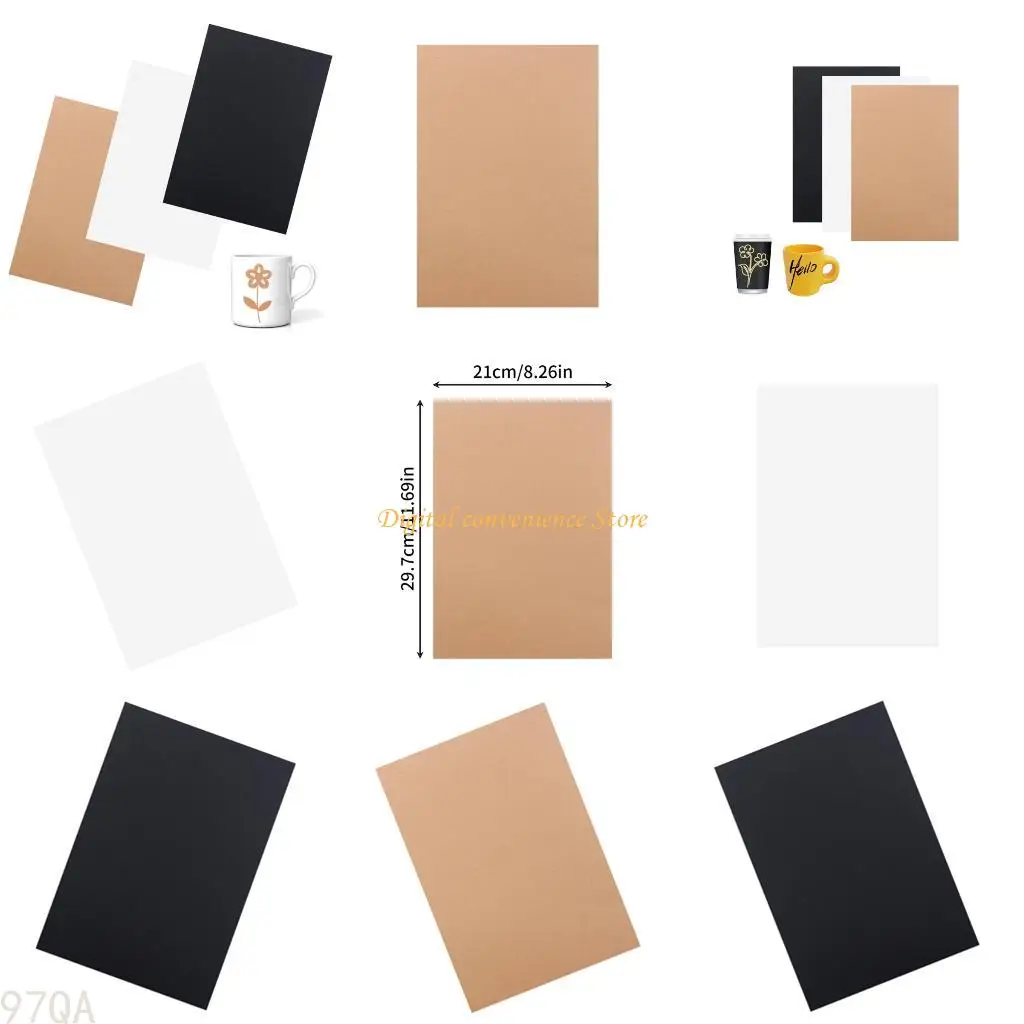 97QA Black/White/Krafts Paper 25Pcs Smooth Surfaces Lasers Cutting Sheets for H2D Intricate Paper Craft And Structures
97QA Black/White/Krafts Paper 25Pcs Smooth Surfaces Lasers Cutting Sheets for H2D Intricate Paper Craft And Structures